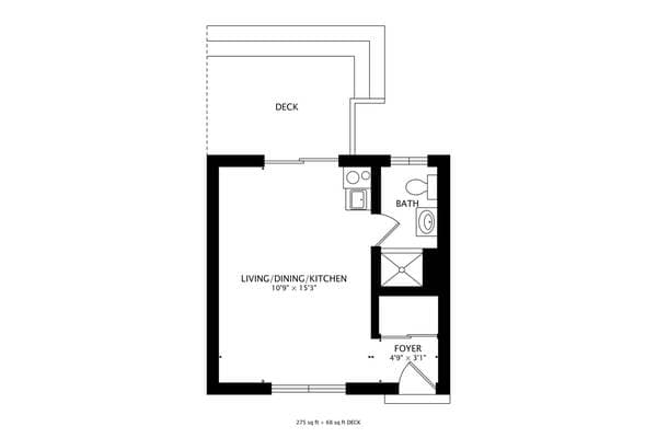 0BR/1BA Apartment on La Honda Road Unit · La Honda photo 4