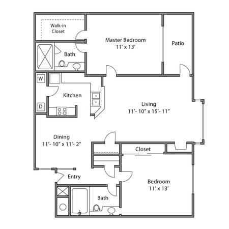 2BR/2BA Apartment on Church St · Mountain View photo 1