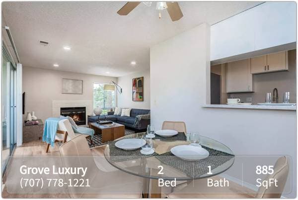 2BR/1BA Apartment on Lakeville Cir · Petaluma photo 4