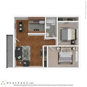 2BR/1BA Apartment on South De Anza Boulevard · Cupertino photo 1