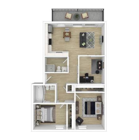 2BR/1BA Apartment on N Main Street · Walnut Creek photo 5