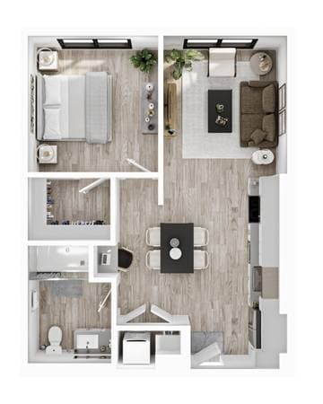 1BR/1BA Apartment on Cleaveland Rd · Pleasant Hill photo 2