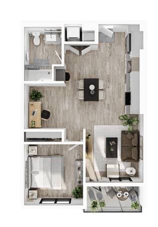 1BR/1BA Apartment on Cleaveland Rd · Pleasant Hill photo 1