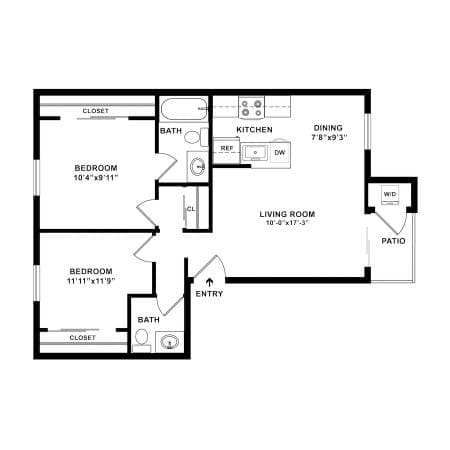 2BR/2BA Apartment on Parkmoor Avenue · San Jose photo 2