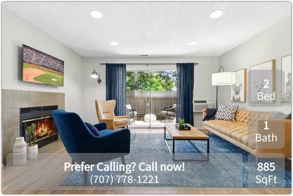2BR/1BA Apartment on Lakeville Cir · Petaluma photo 2