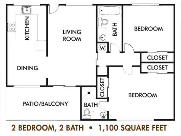 2BR/2BA Apartment on California St · Los Altos photo 3
