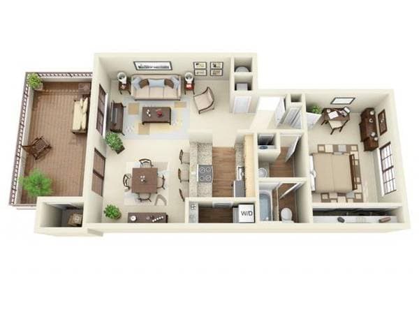 1BR/1BA Apartment · San Ramon photo 3