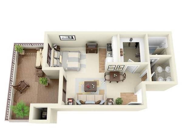 0BR/1BA Apartment · San Ramon photo 2