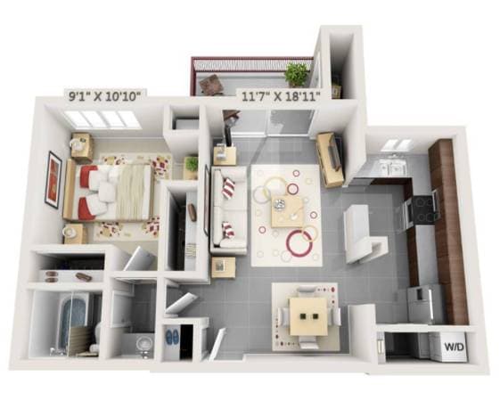 1BR/1BA Apartment on La Selva · San Mateo photo 5