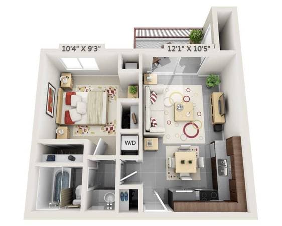 1BR/1BA Apartment on La Selva · San Mateo photo 2