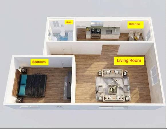 1BR/1BA Apartment · Berkeley photo 1