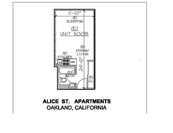 0BR/1BA Apartment on Alice St · Oakland photo 2