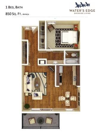 1BR/1BA Apartment on East Hillsdale Boulevard · San Mateo photo 2