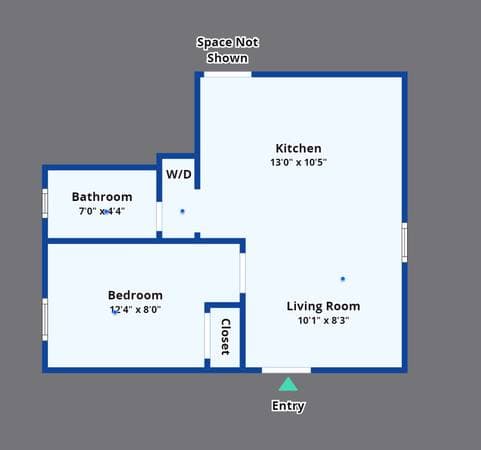 1BR/1BA Apartment · Oakland photo 3