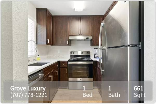 1BR/1BA Apartment on Lakeville Cir · Petaluma photo 3