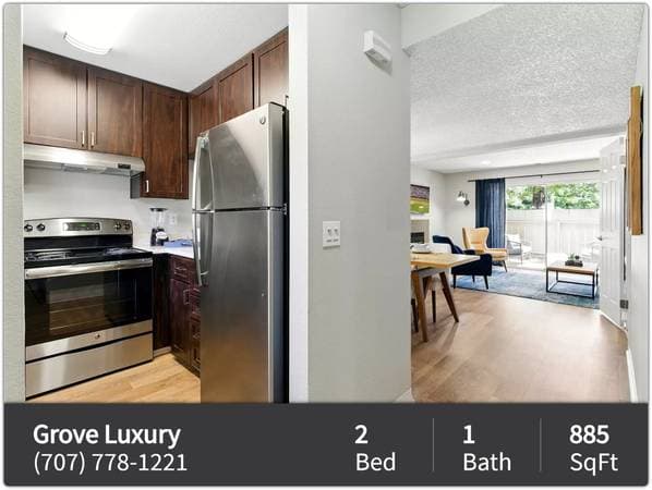 2BR/1BA Apartment on Lakeville Cir · Petaluma photo 1
