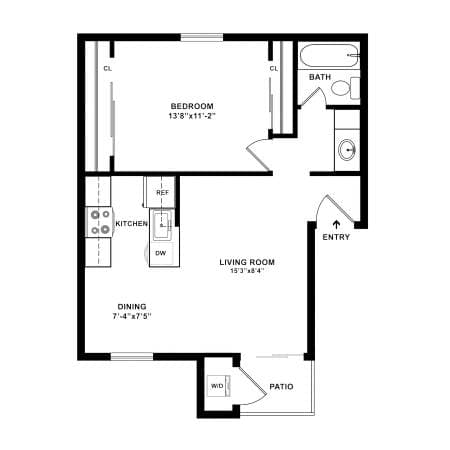 1BR/1BA Apartment on Parkmoor Avenue · San Jose photo 5