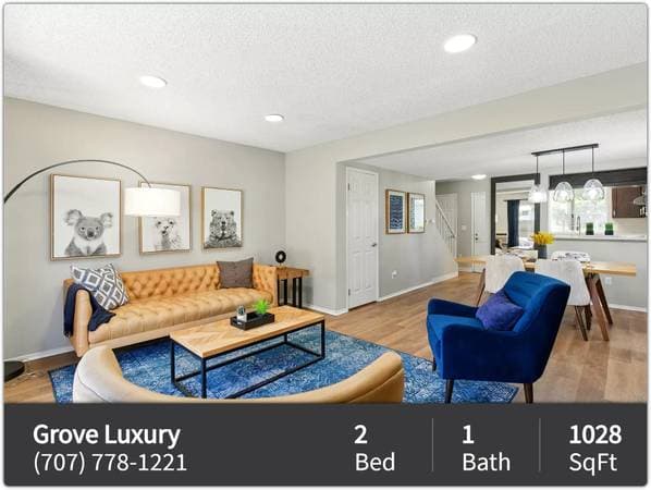 2BR/1BA Apartment on Lakeville Cir · Petaluma photo 3