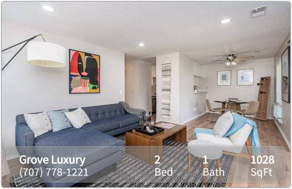 2BR/1BA Apartment on Lakeville Cir · Petaluma photo 1