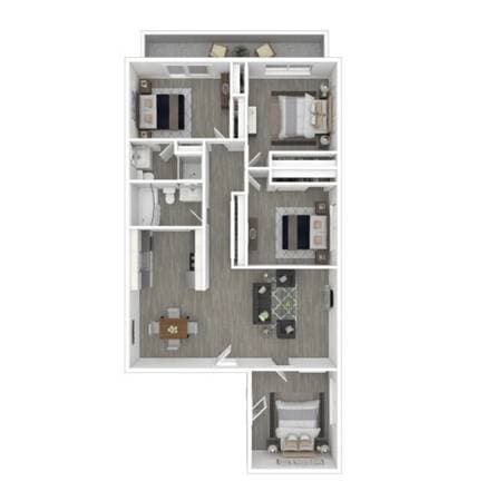 4BR/2BA Apartment on Gading Road · Hayward photo 2