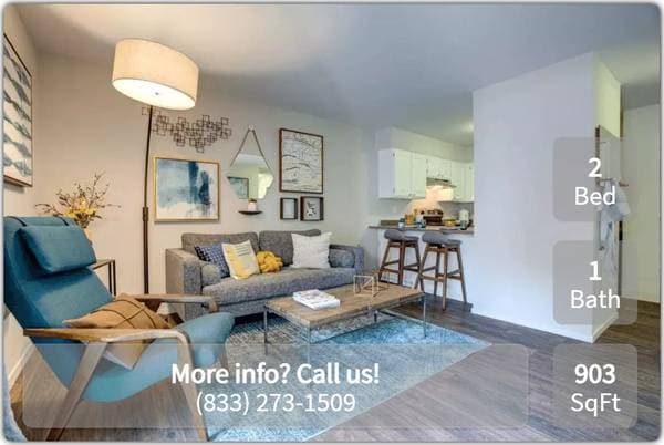 2BR/1BA Apartment on Fig Tree Ln · Pleasant Hill photo 2