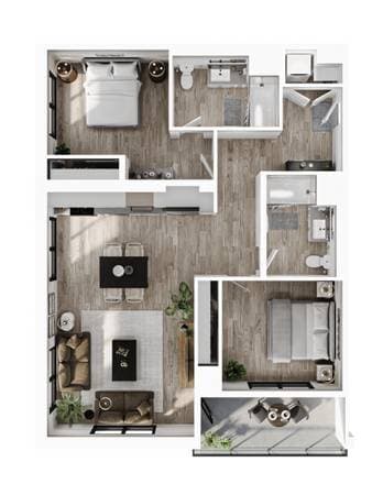 2BR/2BA Apartment on Cleaveland Rd · Pleasant Hill photo 1