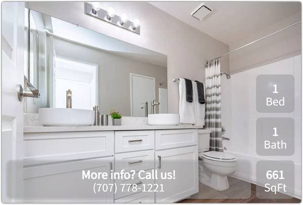 1BR/1BA Apartment on Lakeville Cir · Petaluma photo 2
