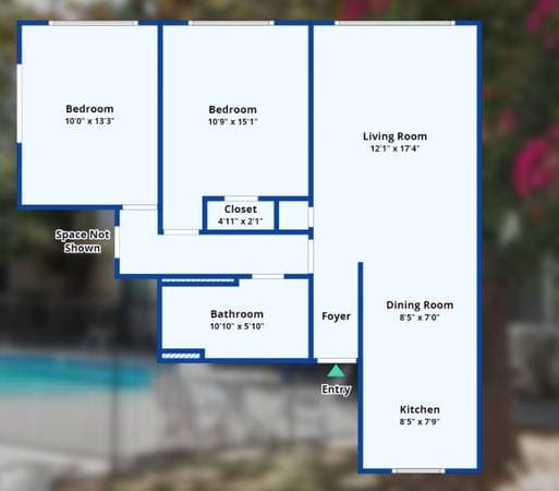 2BR/1BA Apartment · Campbell photo 2