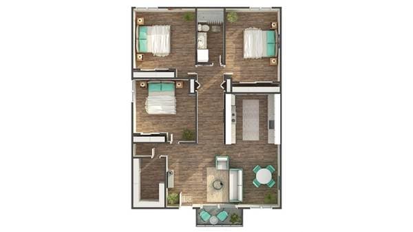2BR/1BA Apartment · Fairfield photo 3
