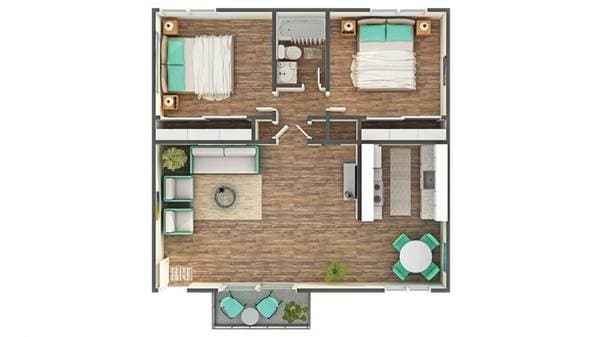 2BR/1BA Apartment · Fairfield photo 2