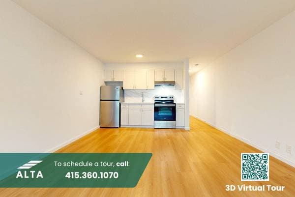 0BR/1BA Apartment on Geary Blvd · San Francisco photo 1