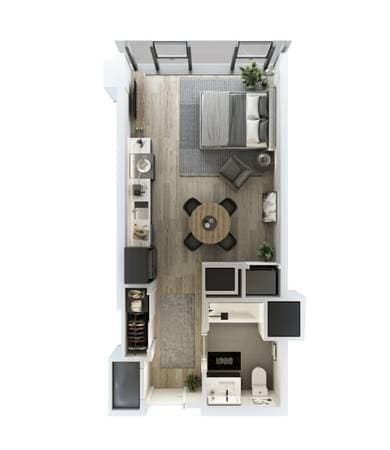 0BR/1BA Apartment on Broadway · Oakland photo 3