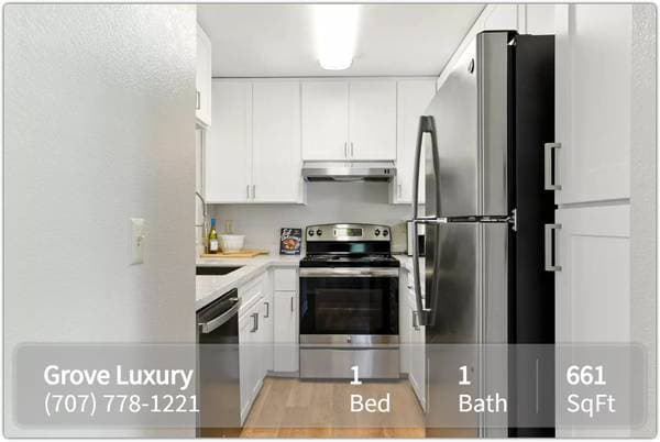 1BR/1BA Apartment on Lakeville Cir · Petaluma photo 3
