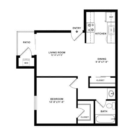 1BR/1BA Apartment on Parkmoor Avenue · San Jose photo 3