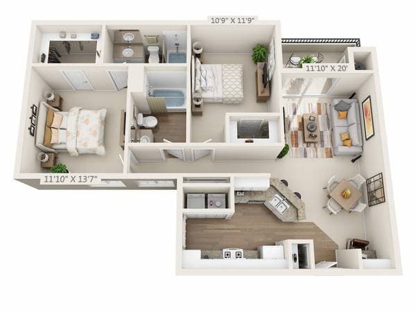 2BR/2BA Apartment on Agnew Road · Santa Clara photo 2