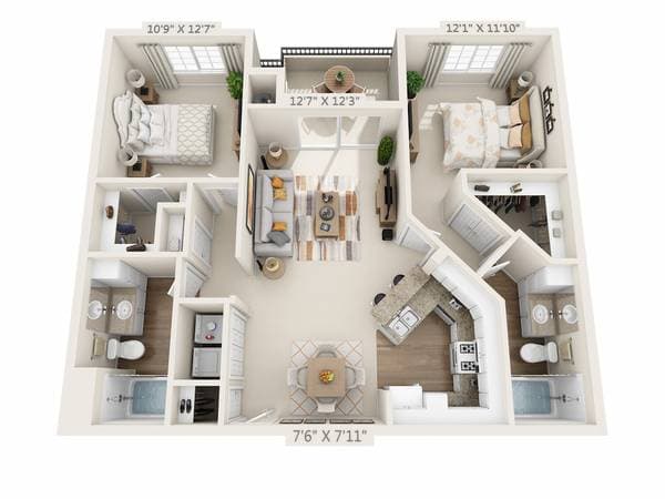2BR/2BA Apartment on Agnew Road · Santa Clara photo 2