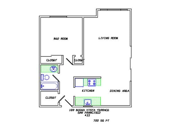 1BR/1BA Apartment · San Francisco photo 2