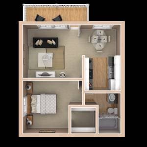 1BR/1BA Apartment on South De Anza Boulevard · Cupertino photo 1
