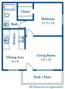 1BR/1BA Apartment on South De Anza Boulevard · Cupertino photo 3