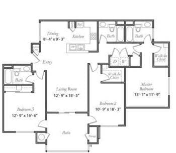 3BR/3BA Apartment · San Jose photo 1
