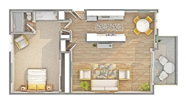 1BR/1BA Apartment on St Paul Dr · Santa Rosa photo 5