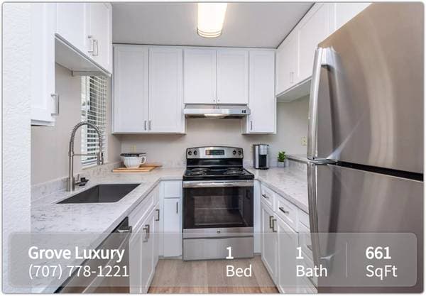 1BR/1BA Apartment on Lakeville Cir · Petaluma photo 2