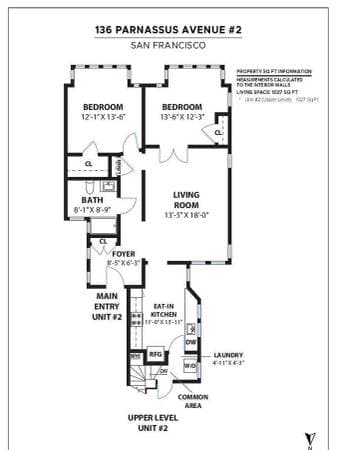2BR/1BA Flat on Parnassus Ave · San Francisco photo 3