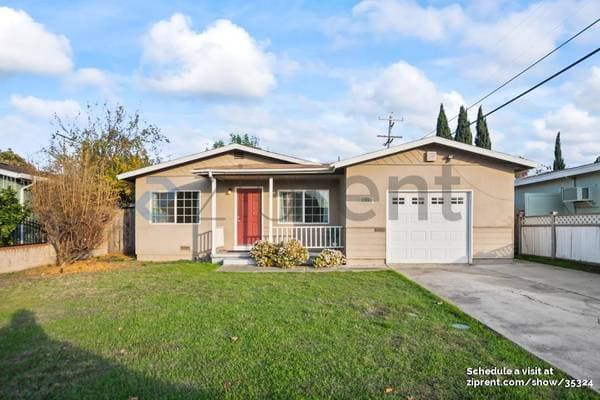 3BR/2BA Single Family House on Santa Rosa Street · Sunnyvale photo 1