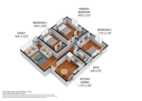 3BR/1BA Single Family House on 35th Avenue · Oakland photo 3