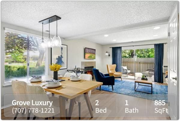 2BR/1BA Apartment on Lakeville Cir · Petaluma photo 3