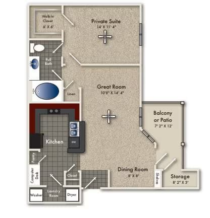 Creekbend 2223 floor plan