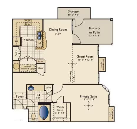 Habersham 1731 floor plan