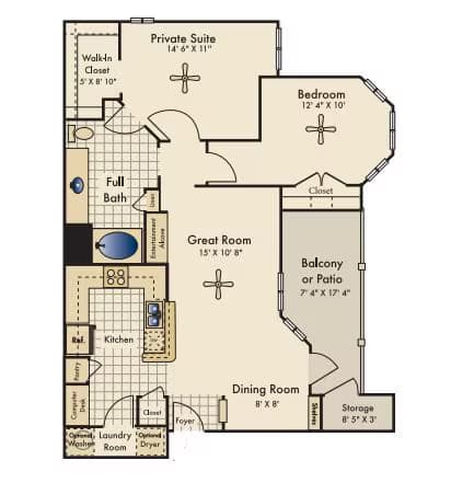 Riverton 1222 floor plan