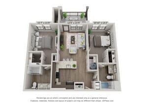 B1 - Lagoon 3406 floor plan